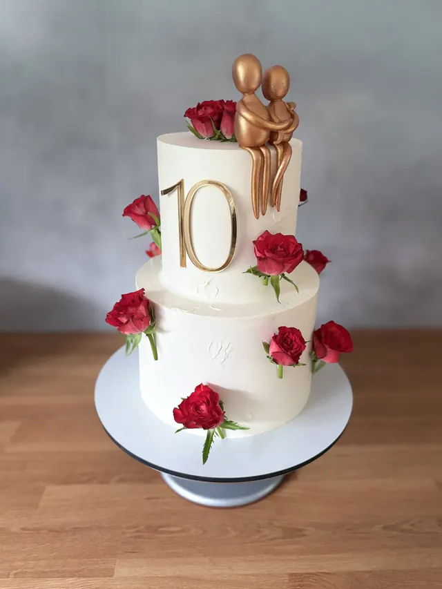 Tort na 10. rocznicę ślubu